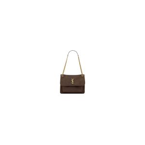 Saint Laurent College quilted-leather satchel bag