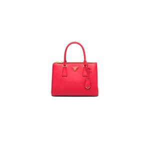 small Pra*a symbole jacquard fabric handbag