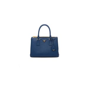 Pra*a men saffiano leather backpack